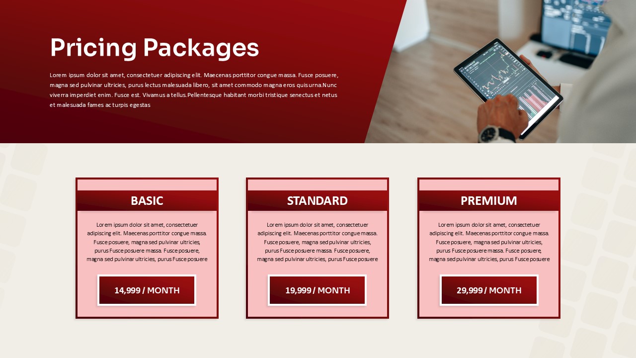 Digital Marketing Company Profile Pricing Packages