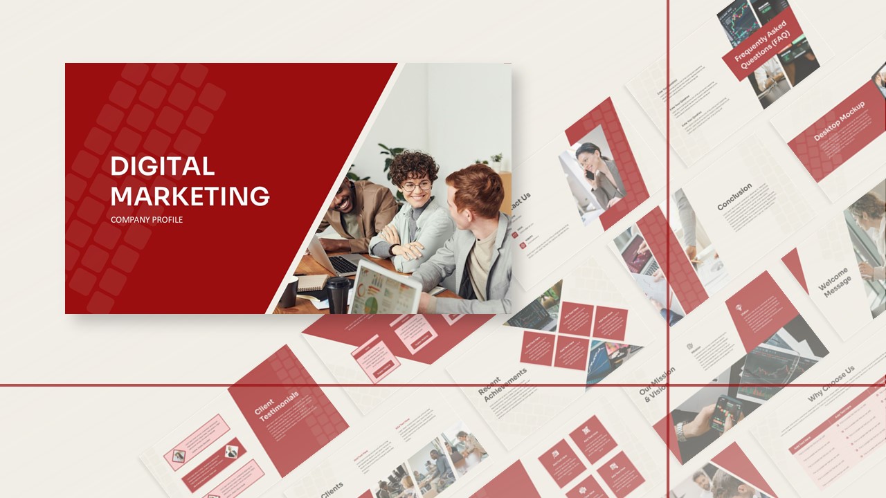 Digital Marketing Company Profile Template