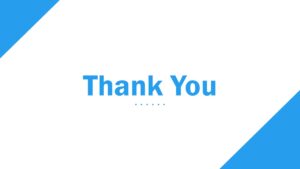 Finance Company Blue White Thankyou Slide