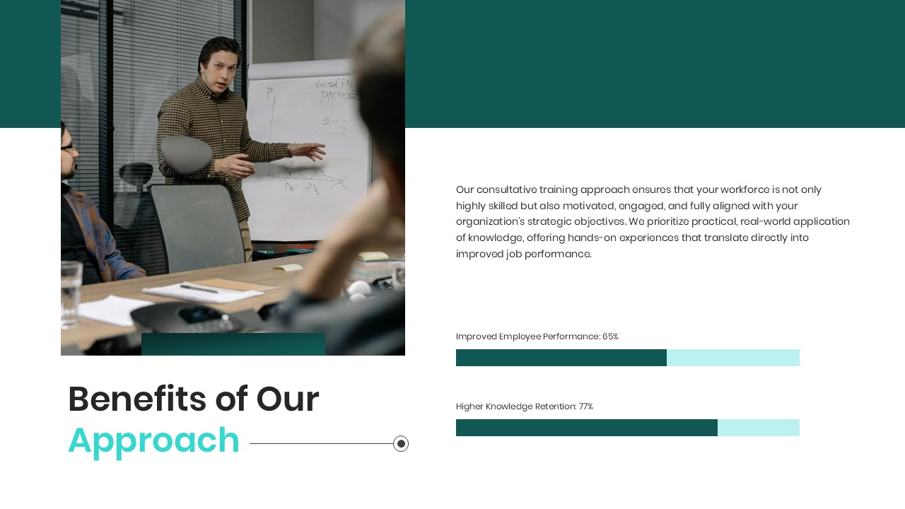 Training Consulting Template Benefits Slide