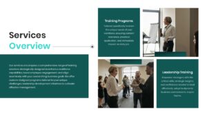 Training Consulting Template Services Slide