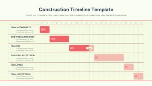 Construction Timeline Template