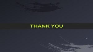 Dark Thank You Presentation Slide