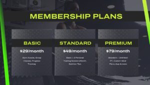 Fitness Membership Plans Presentation
