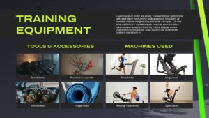 Fitness Training Equipment Presentation Slide