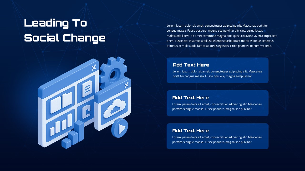 Leading to Social Change Information Technology