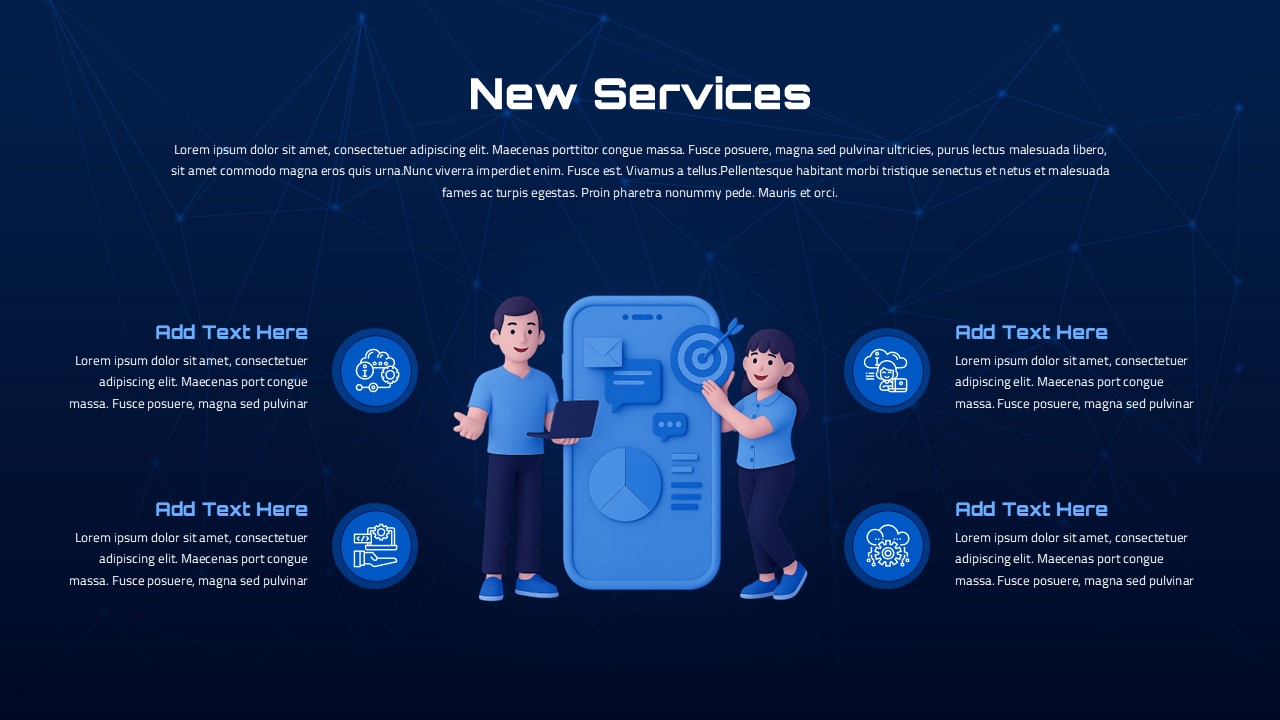 Present New Services Information Technology Slide