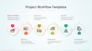 Six Step Project Workflow Presentation Slide