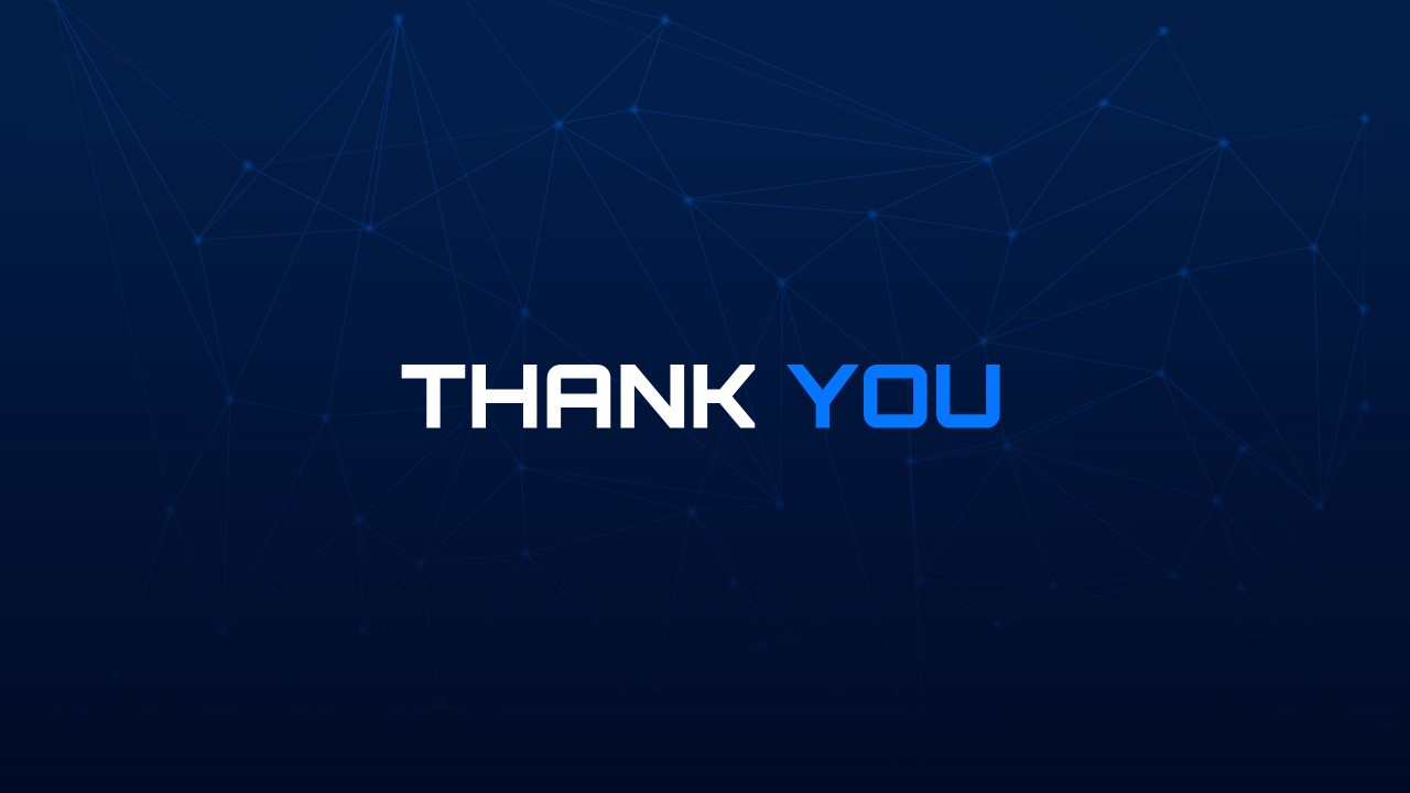 Thank You Ending Slide