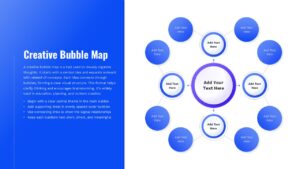 Creative Bubble Map Template