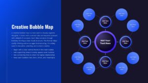 Creative Bubble Mind Map Slide