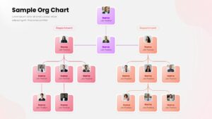 Modern Organizational Chart Template
