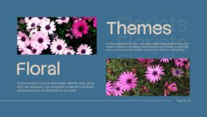 Floral Theme Business Presentation Google Slides