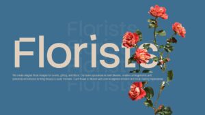 Florists Business Presentation Template