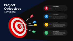 Project Objectives Goals Google Slides Template to Create presentations