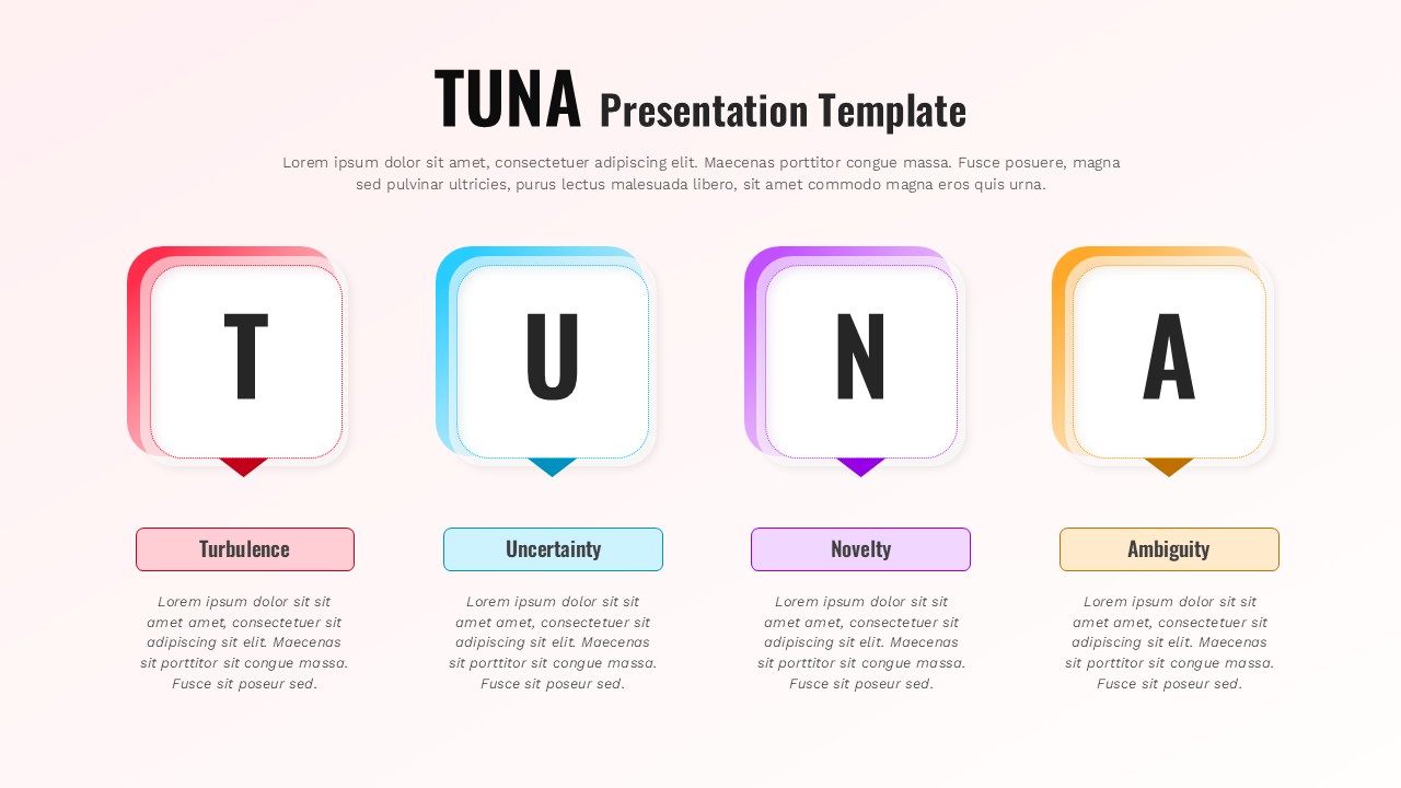 TUNA Template for PowerPoint Presentations