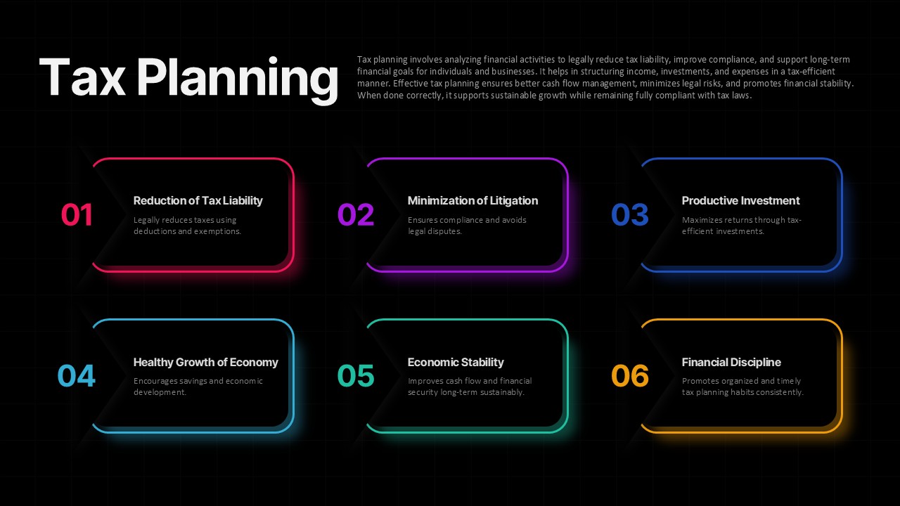 Tax Planning Google Slide Template