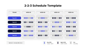 2-2-3 Rotating Shift Schedule Presentation Slide