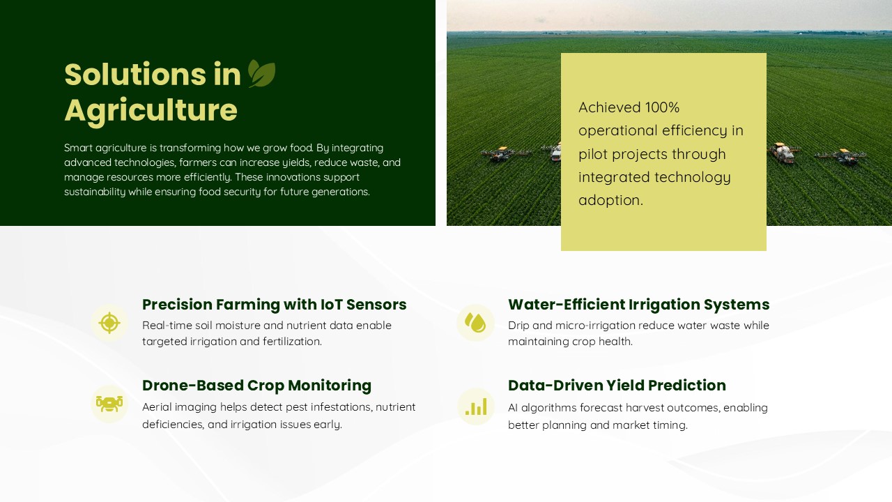 Agriculture Solutions Google Slide