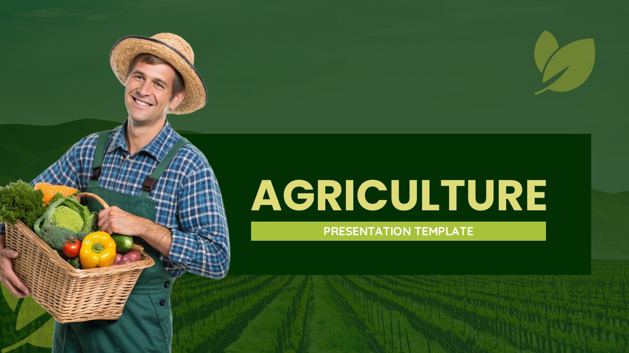 Agriculture Sustainability Presentation Deck Template