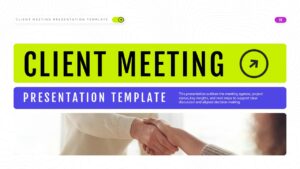 Client Meeting Company Profile Presentation Template
