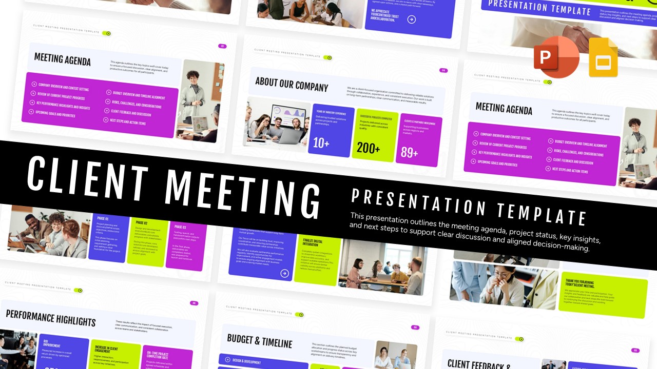 Client Meeting Presentation Deck