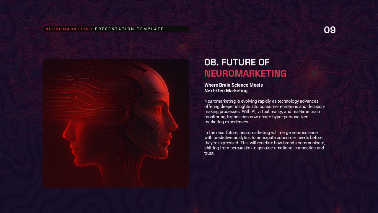 Future of Neuromarketing Pitch Deck Presentation Slide