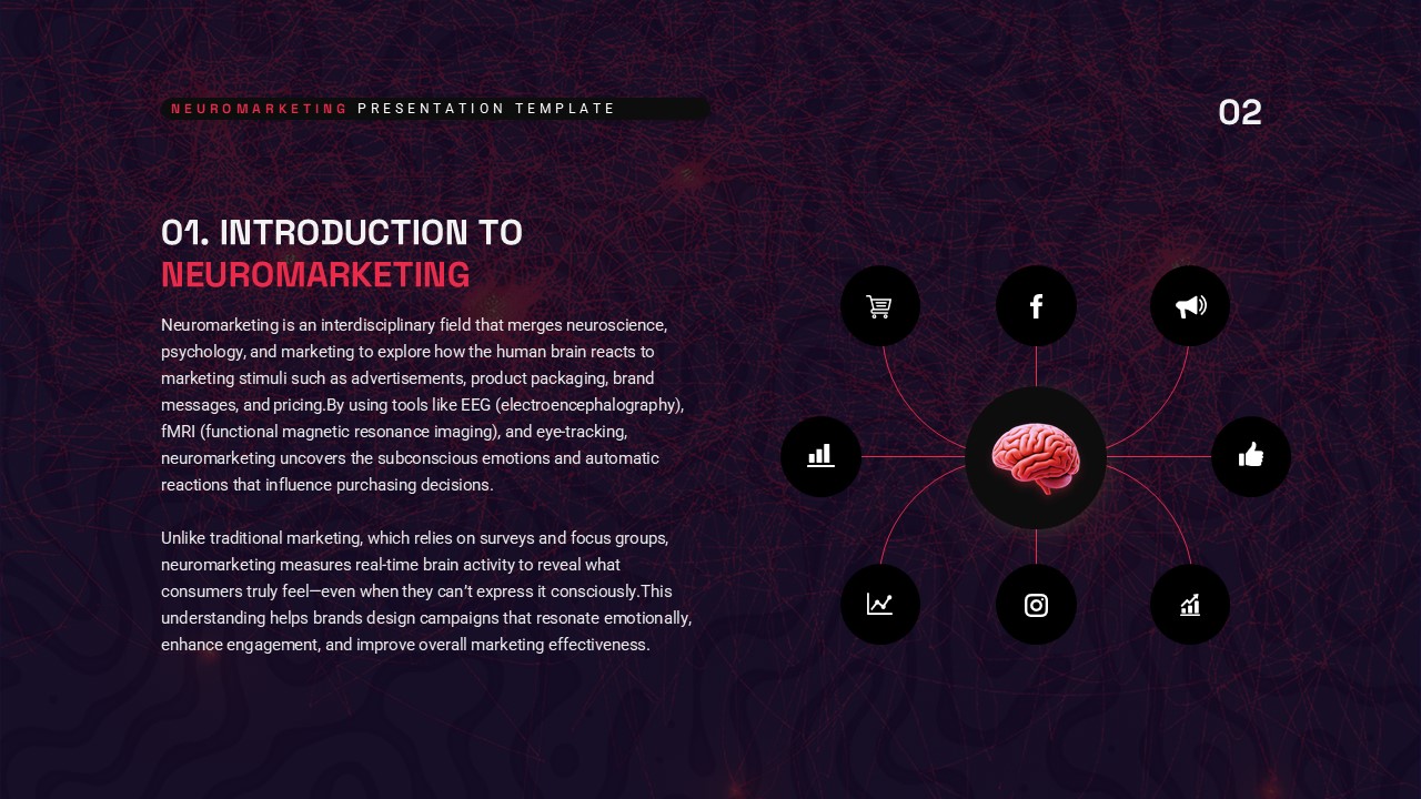 Neuromarketing Pitch Deck Introduction Slide