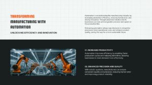 Manufacturing And Automation Template PowerPoint and Google Slides transforming manufacturing
