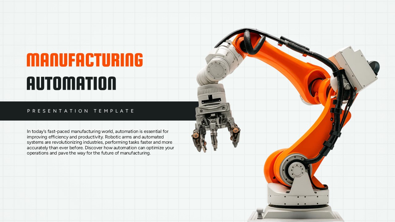 Manufacturing And Automation Deck Template