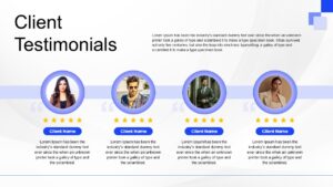 Client Testimonials In Sales Proposal Template