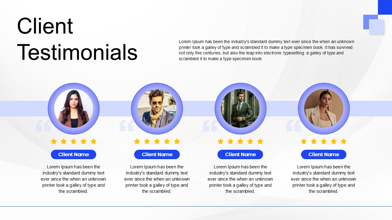 Client Testimonials In Sales Proposal Template