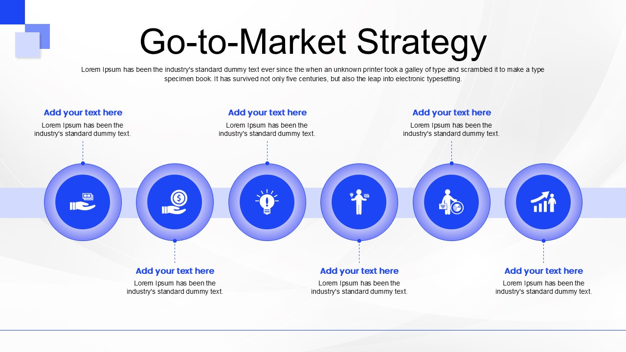 GTM Strategy Slide in Sales Proposal Presentation