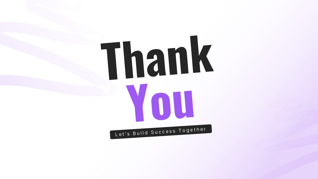 Franchise Business Plan PowerPoint and Google Slides thank you closing slide