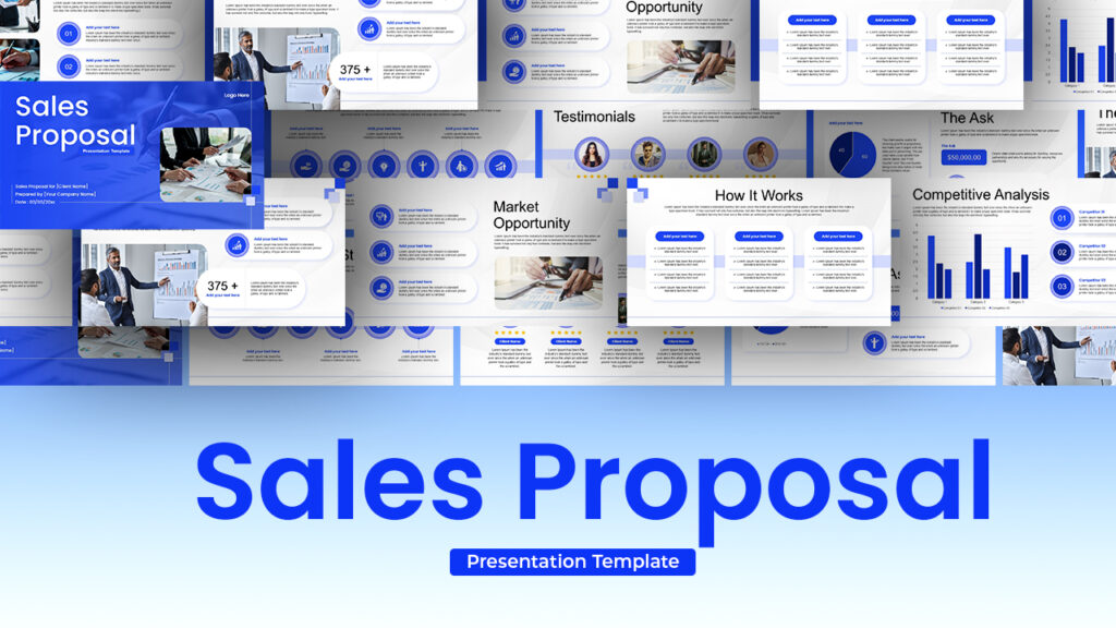 Sales Proposal Deck Template Cover Image