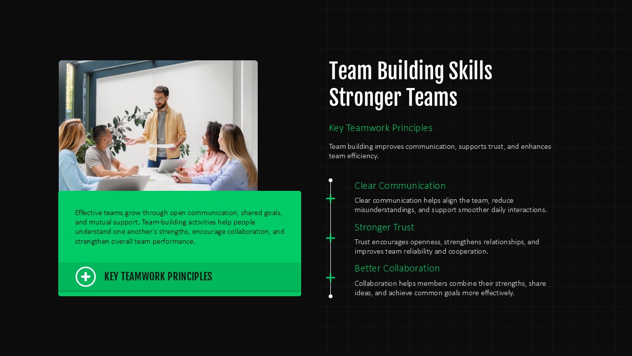 Team Building Training PowerPoint and Google Slides team strengthening strategies