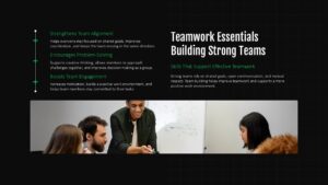 Team Building Training PowerPoint and Google Slides teamwork fundamentals timeline