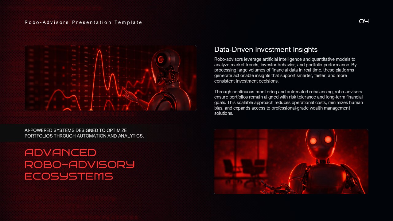 Advanced ROBO advisory ecosystem ai presentation google slide