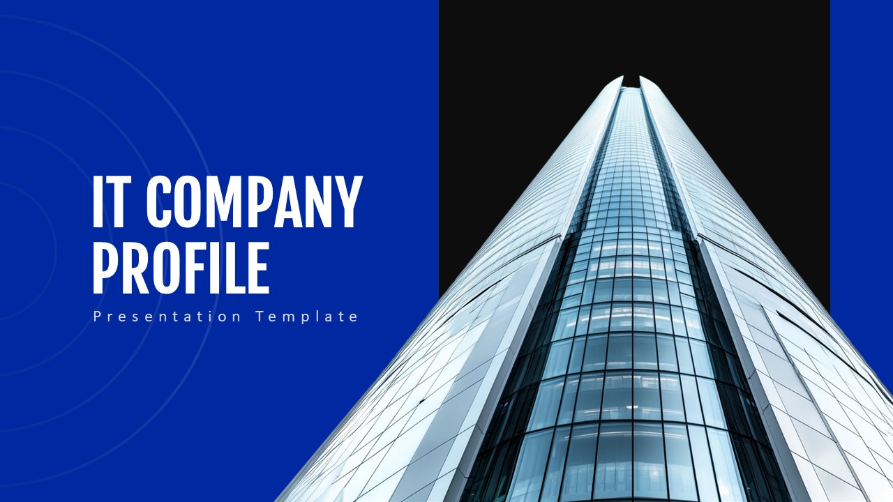 IT company profile PowerPoint presentation template