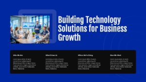 IT company profile presentation business growth google slide