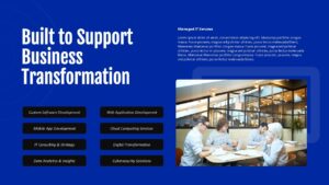 IT company profile presentation business transformation
