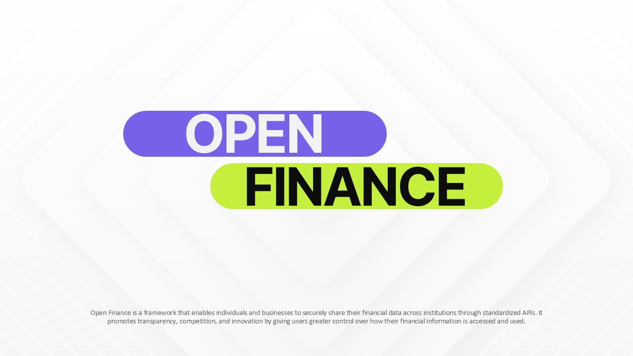 Open finance presentation template for PowerPoint and Google Slides