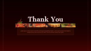Restaurant Marketing Plan Thankyou ending slide