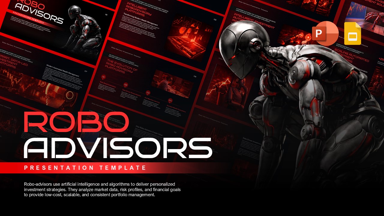 robo advisors ai presentation deck cover slide
