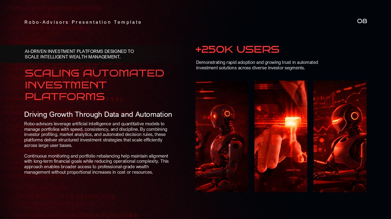 ROBO advisory AI presentation investment slide