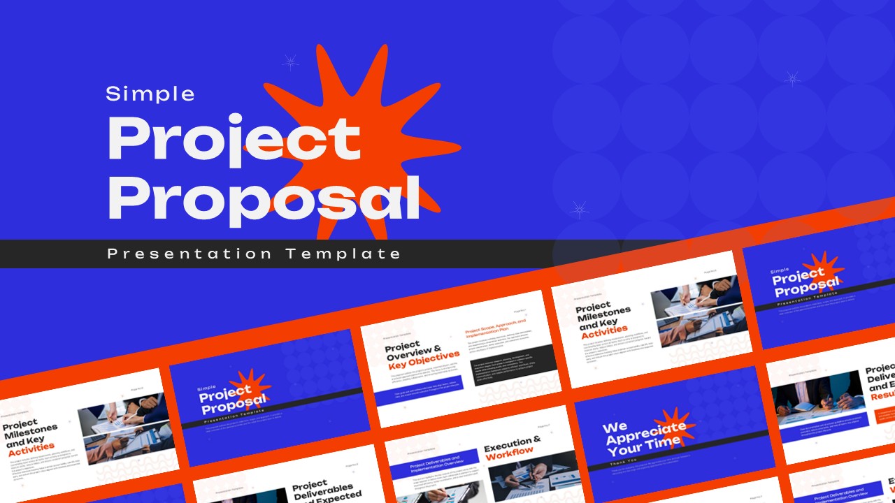 Simple Project Proposal Template Cover Image