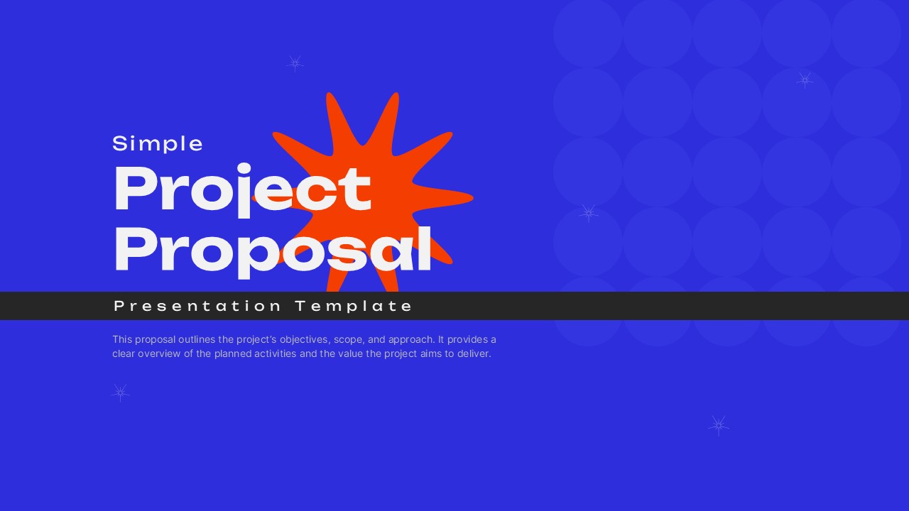 Simple Project Proposal PowerPoint Template