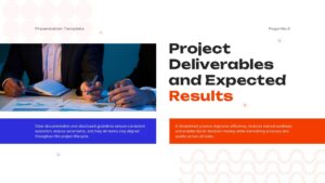 Editable Deliverables Slide in a Simple Project Proposal Template