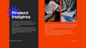 Simple Project Proposal Template Editable insights slide