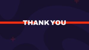 Thank you slide for workforce optimization presentation template
